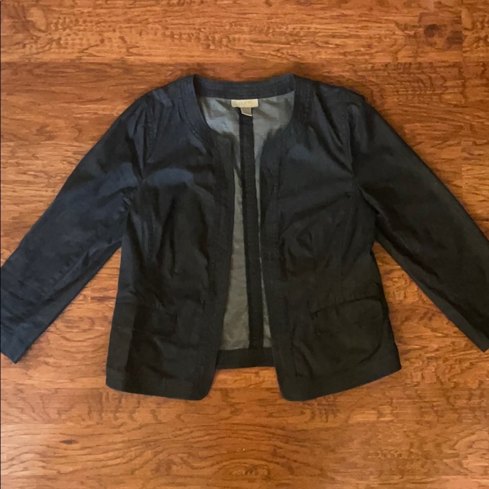 Loft denim blazer
